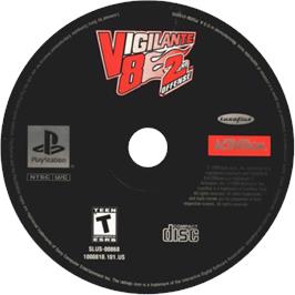 Cartridge artwork for Vigilante 8 - 2nd Offense on the Sony Playstation.