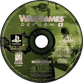 Cartridge artwork for War Games - Defcon 1 on the Sony Playstation.