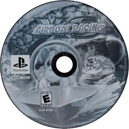 Cartridge artwork for Xs Airboat Racing on the Sony Playstation.