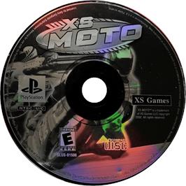 Cartridge artwork for Xs Moto on the Sony Playstation.