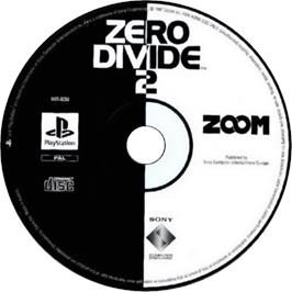 Cartridge artwork for Zero Divide 2 on the Sony Playstation.