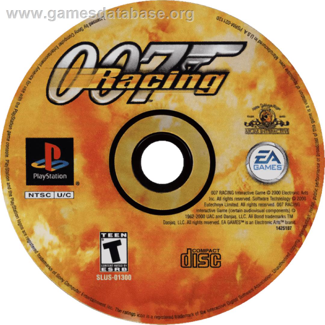 007: Racing - Sony Playstation - Artwork - Cartridge