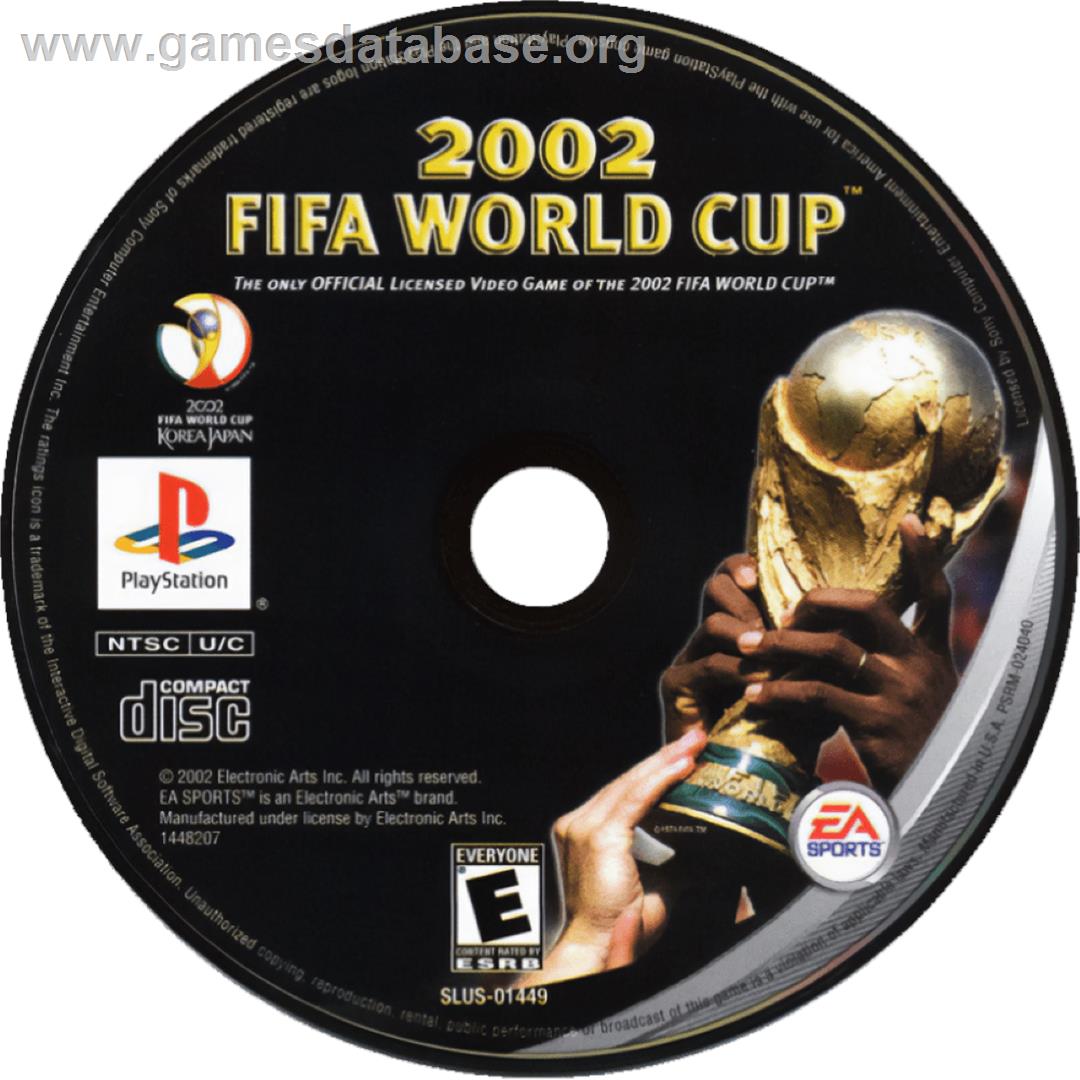 2002 FIFA World Cup - Sony Playstation - Artwork - Cartridge