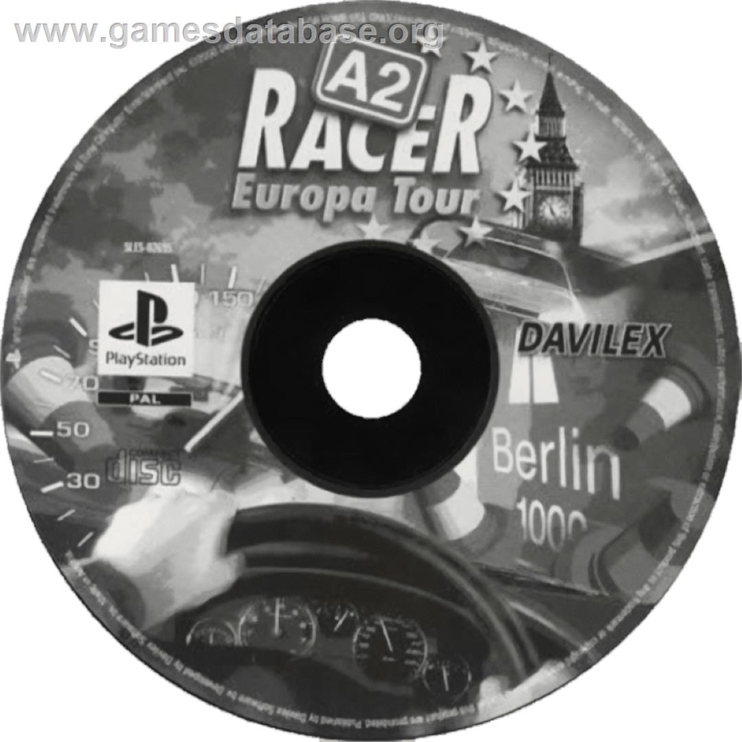 A2 Racer - Europa Tour - Sony Playstation - Artwork - Cartridge