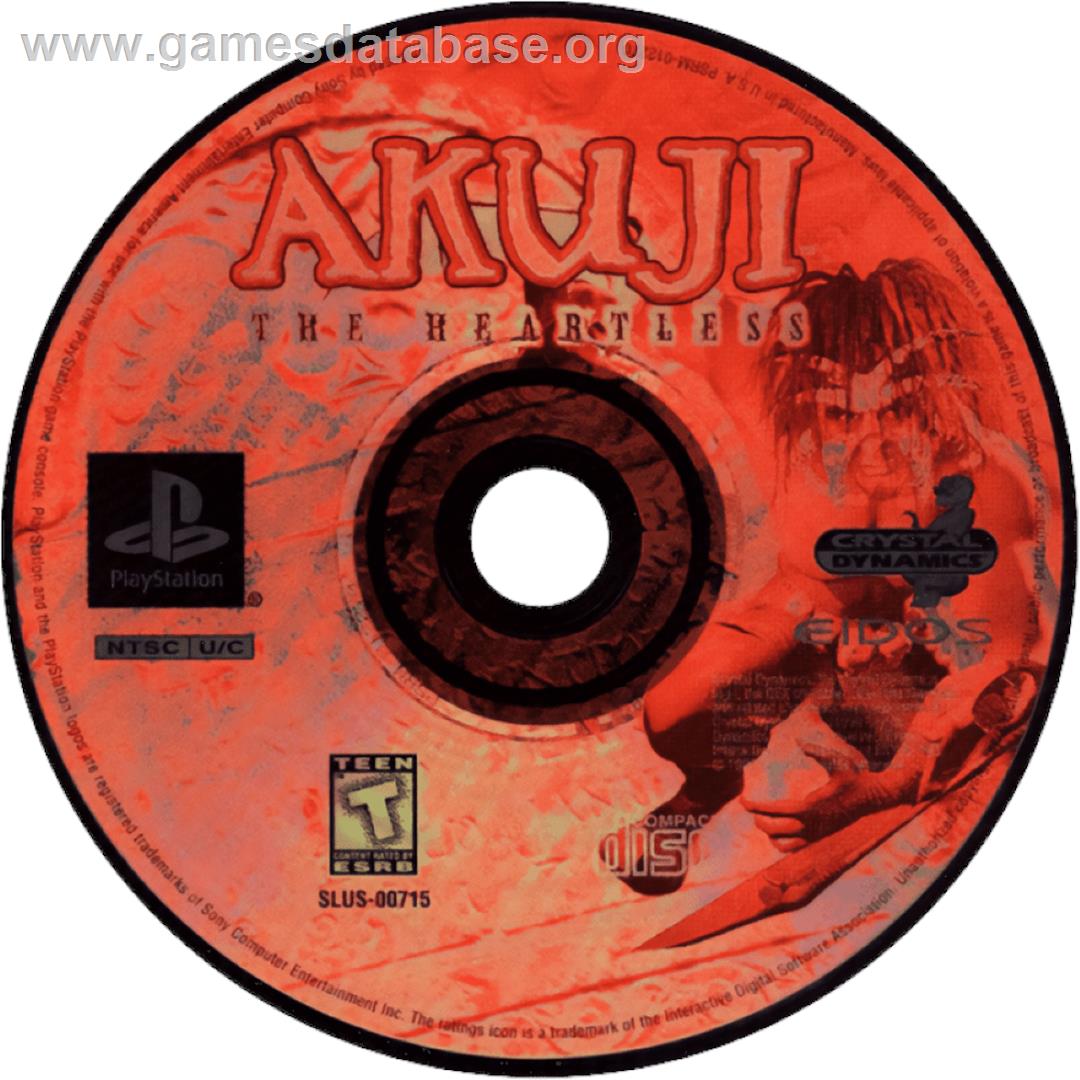 Akuji The Heartless - Sony Playstation - Artwork - Cartridge