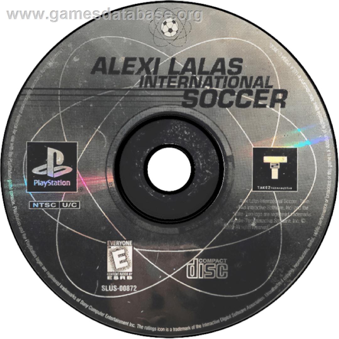 Alexi Lalas International Soccer - Sony Playstation - Artwork - Cartridge