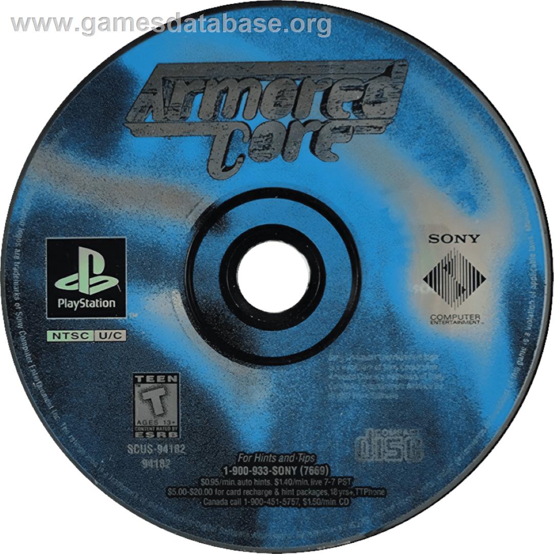 Armored Core: Master of Arena - Sony Playstation - Artwork - Cartridge