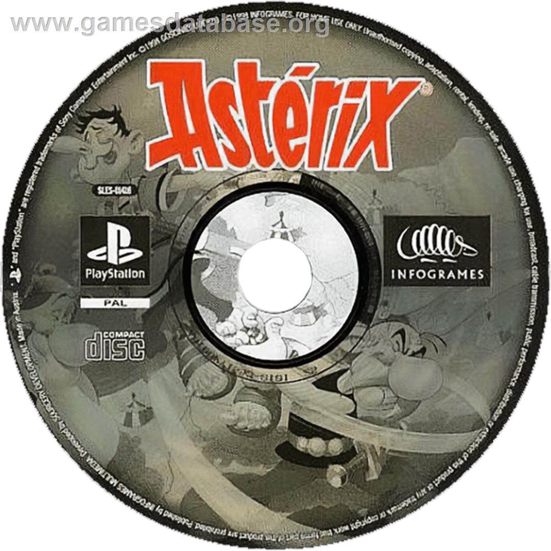 Astérix - Sony Playstation - Artwork - Cartridge