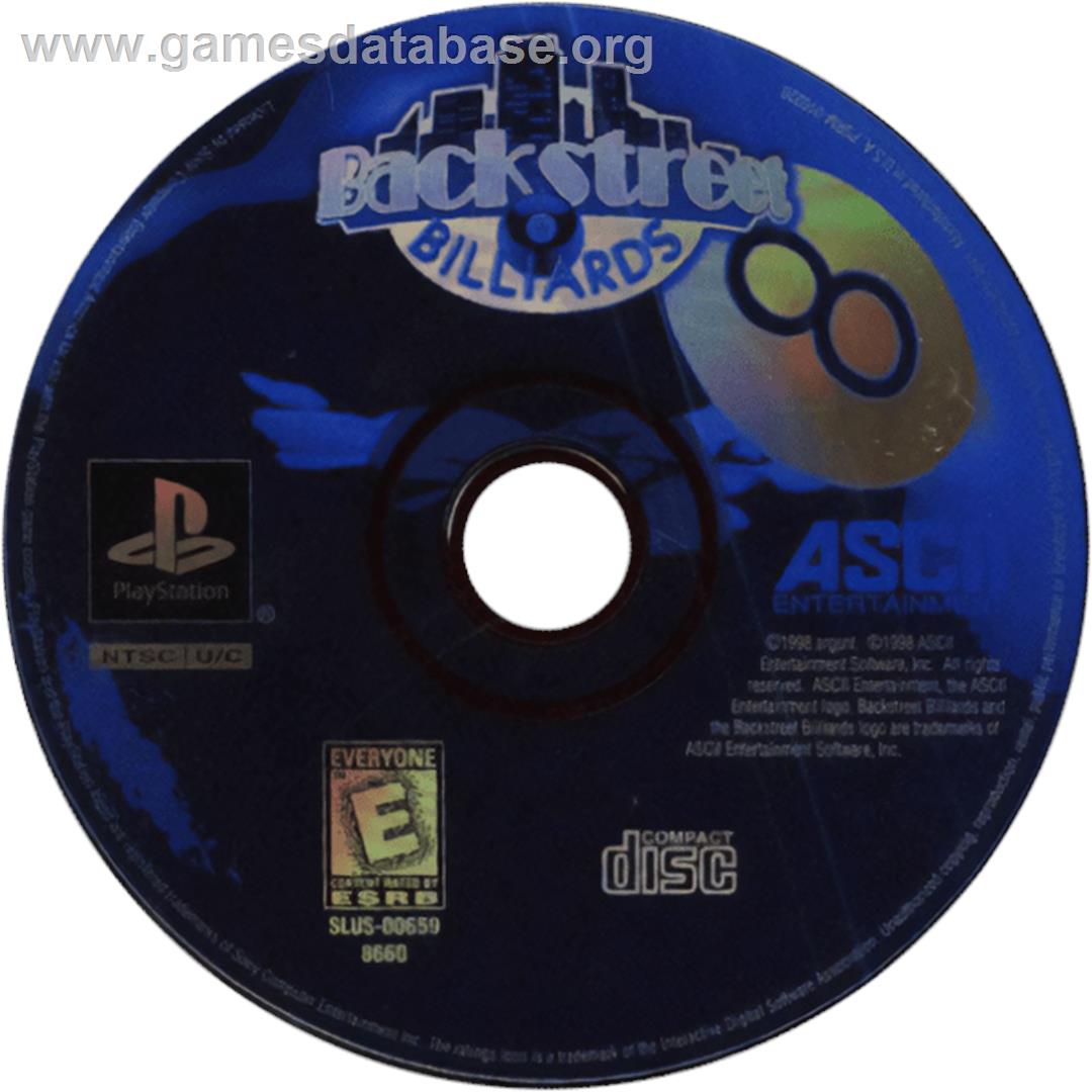 Backstreet Billiards - Sony Playstation - Artwork - Cartridge
