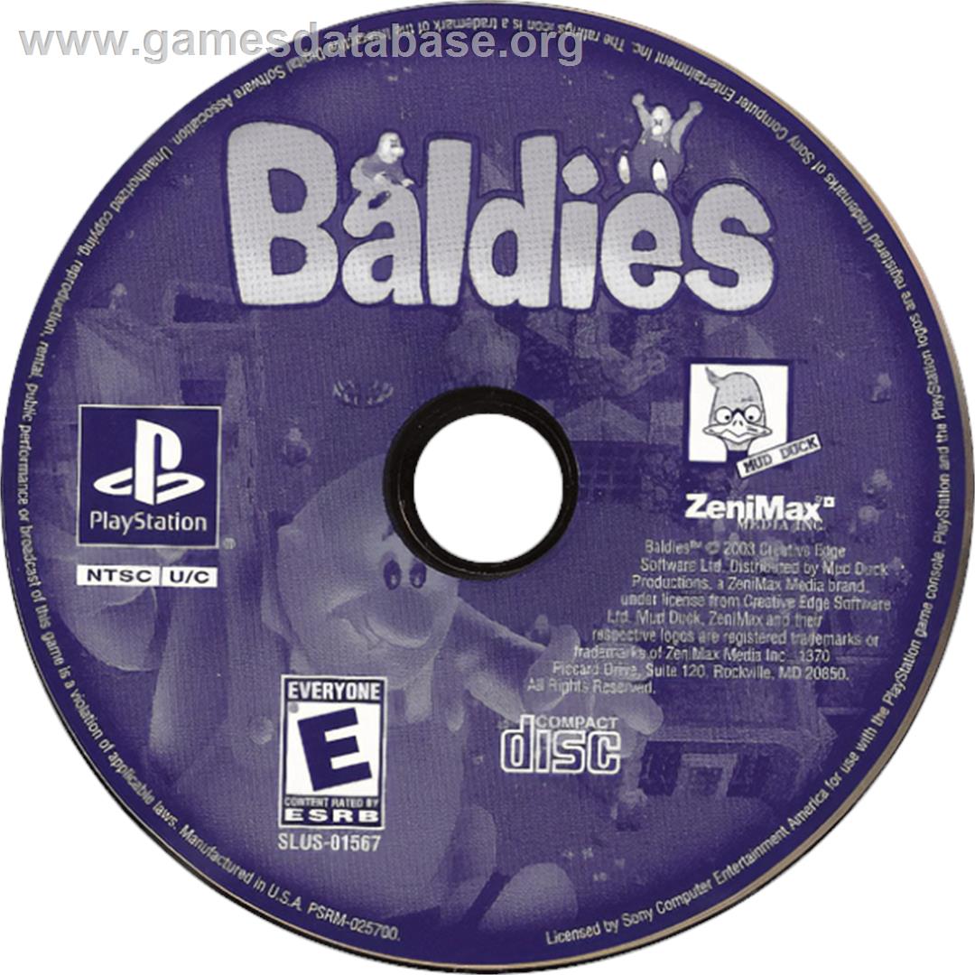 Baldies - Sony Playstation - Artwork - Cartridge