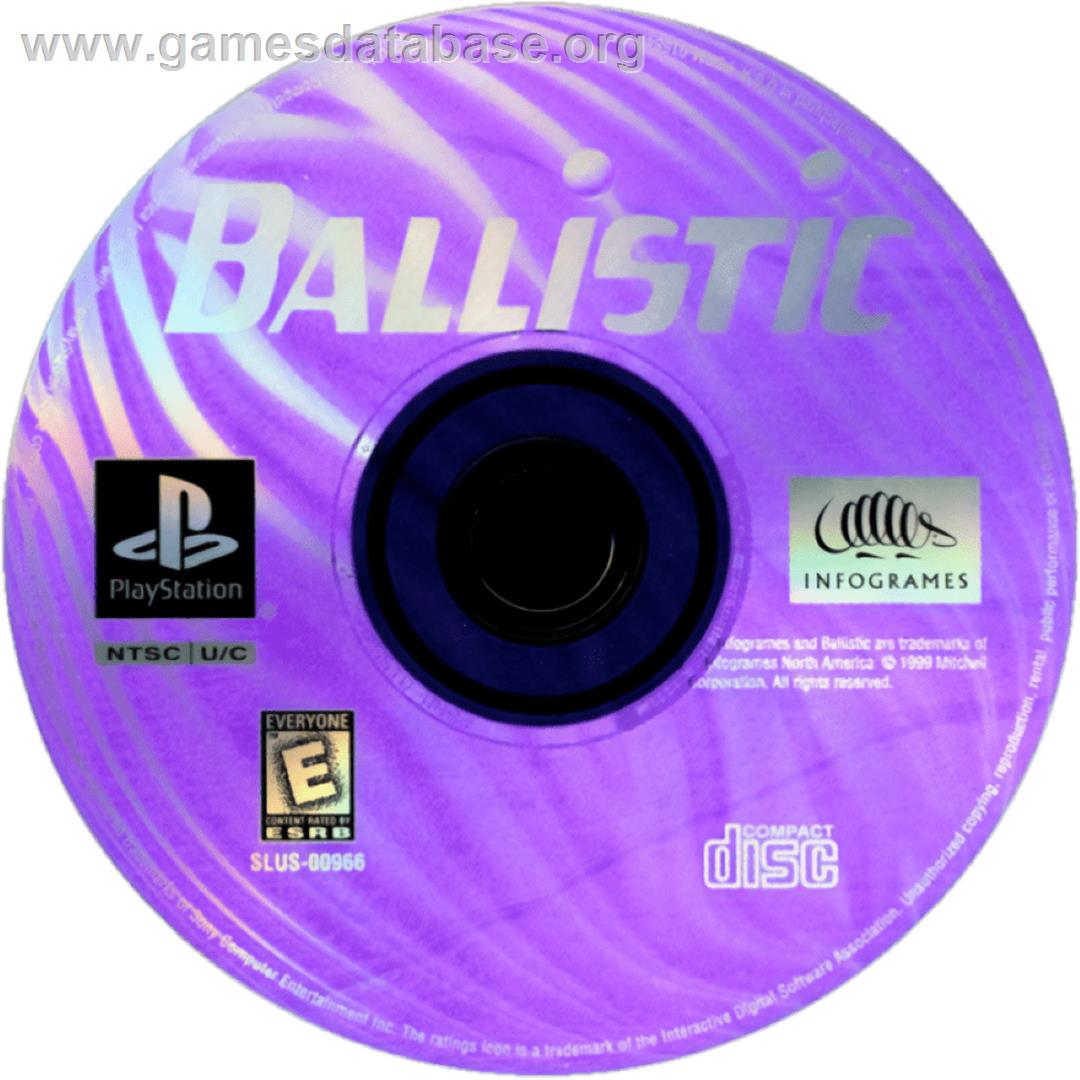 Ballistic - Sony Playstation - Artwork - Cartridge