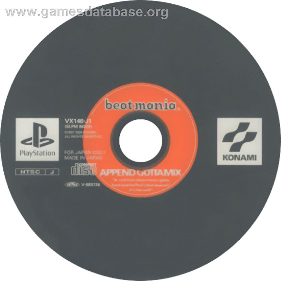 Beat Mania Append Gottamix - Sony Playstation - Artwork - Cartridge