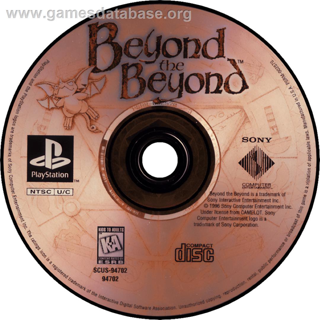 Beyond the Beyond - Sony Playstation - Artwork - Cartridge