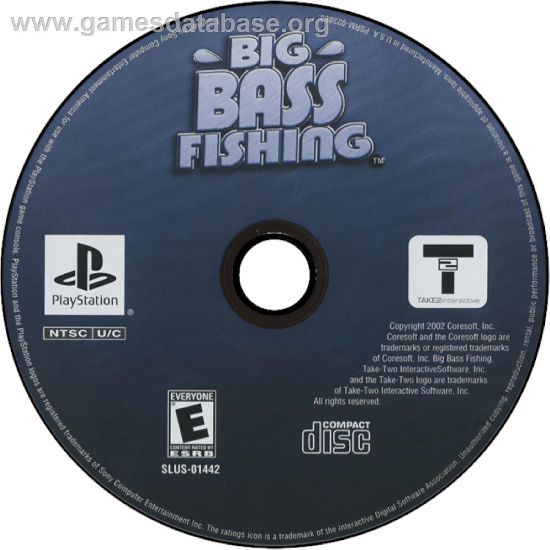 Big Bass Fishing - Sony Playstation - Artwork - Cartridge