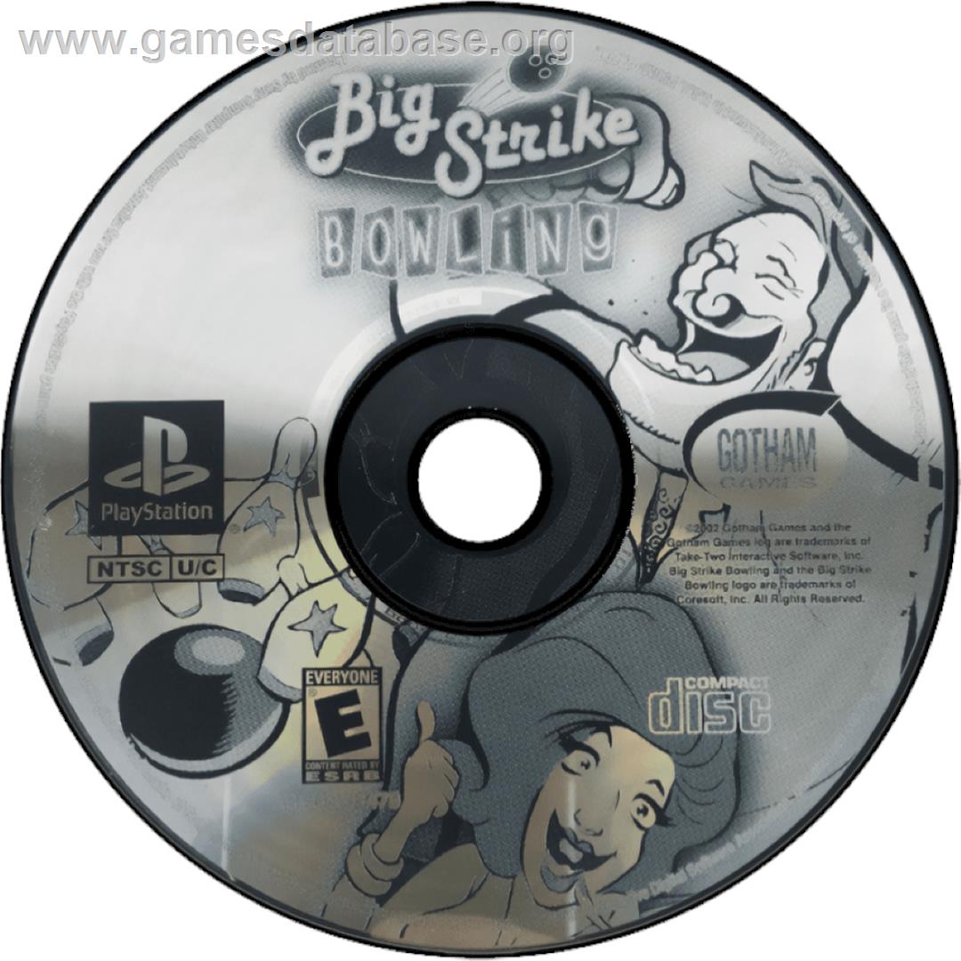 Big Strike Bowling - Sony Playstation - Artwork - Cartridge