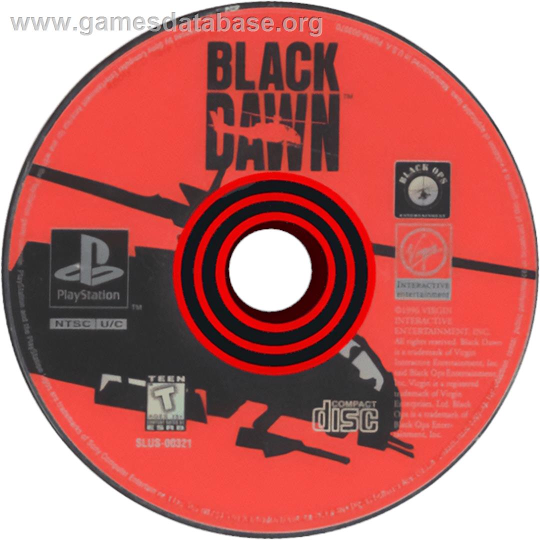 Black Dawn - Sony Playstation - Artwork - Cartridge