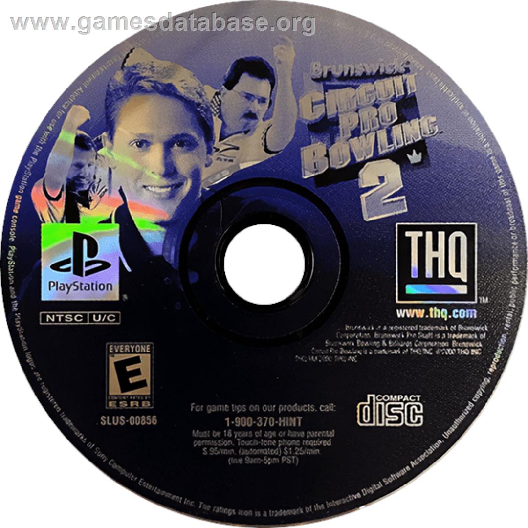 Brunswick Circuit Pro Bowling 2 - Sony Playstation - Artwork - Cartridge