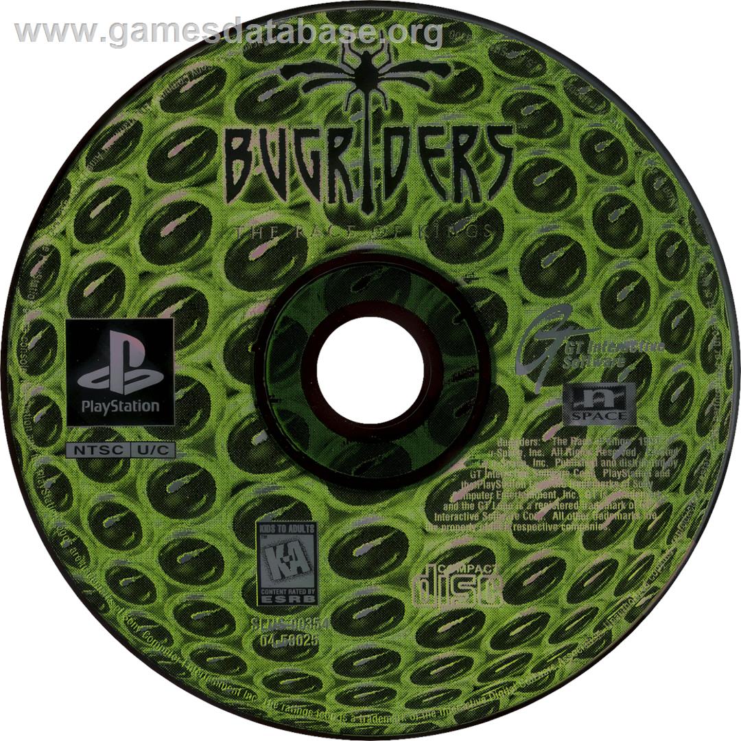 BugRiders: The Race of Kings - Sony Playstation - Artwork - Cartridge