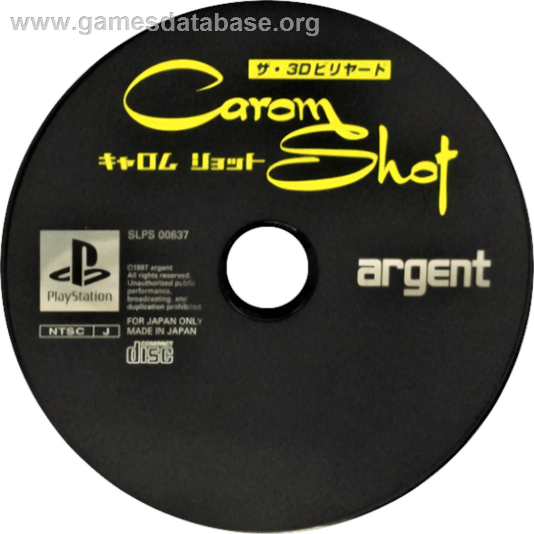 Carom Shot - Sony Playstation - Artwork - Cartridge