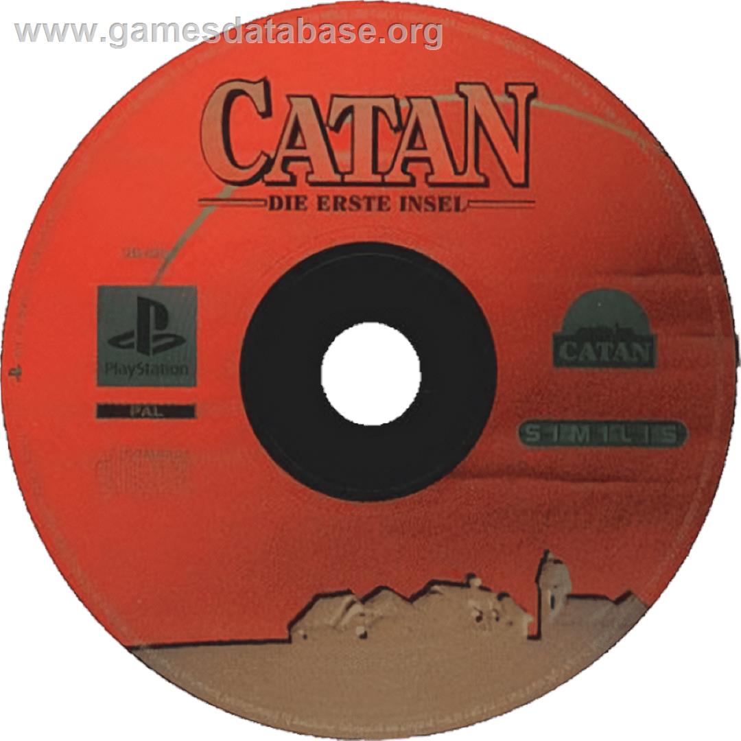 Catan - Die Erste Insel - Sony Playstation - Artwork - Cartridge