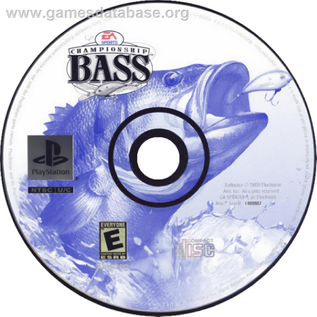 Championship Bass - Sony Playstation - Artwork - Cartridge
