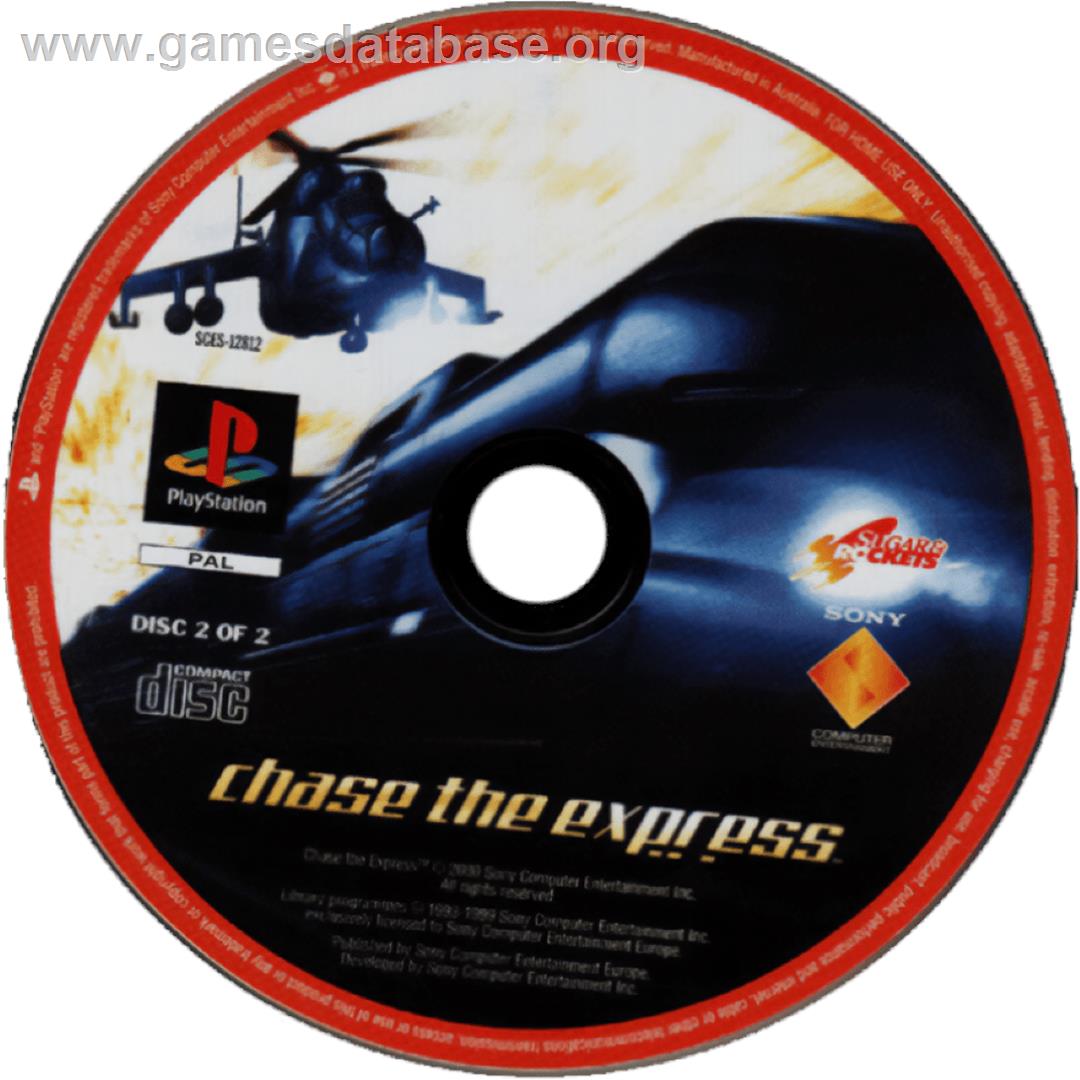 Chase the Express - Sony Playstation - Artwork - Cartridge