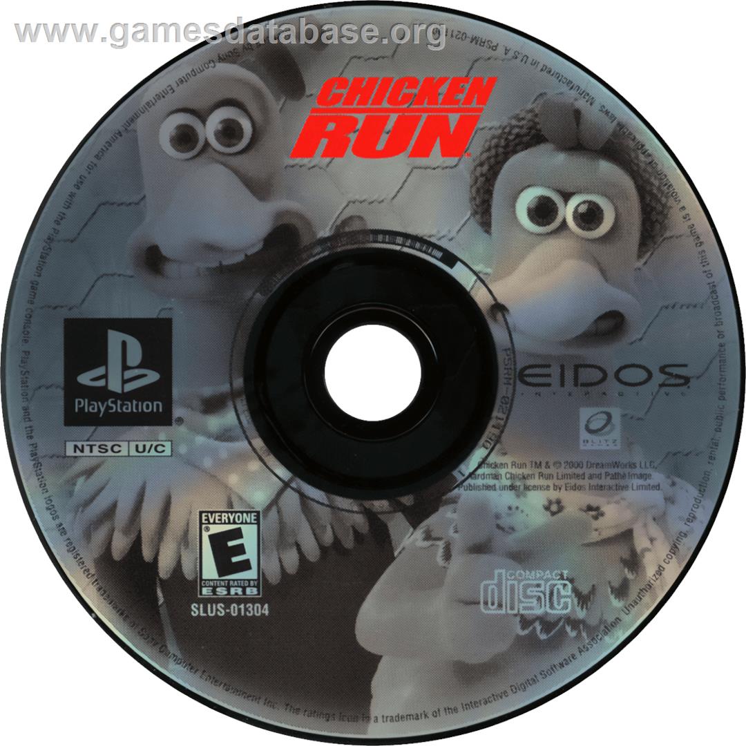 Chicken Run - Sony Playstation - Artwork - Cartridge