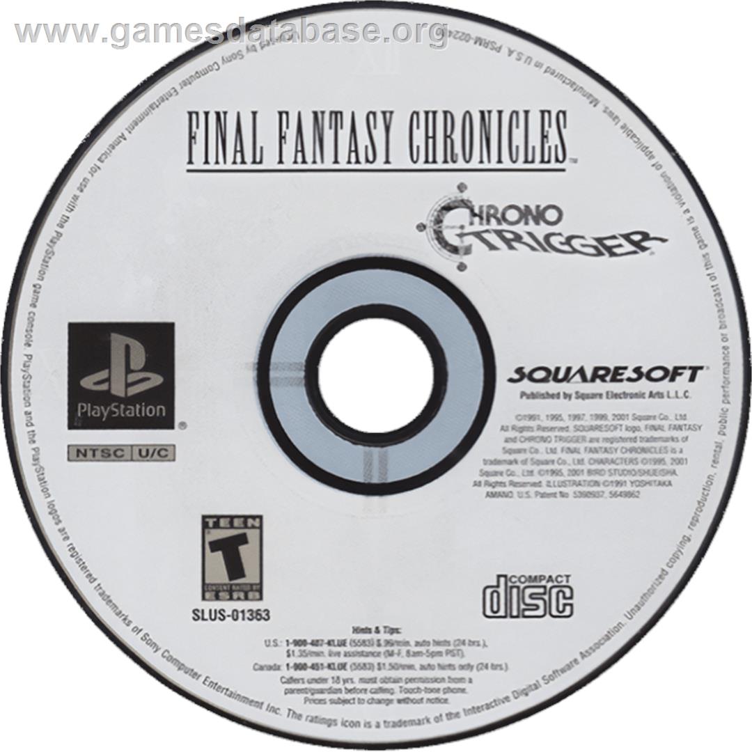 Chrono Trigger - Sony Playstation - Artwork - Cartridge