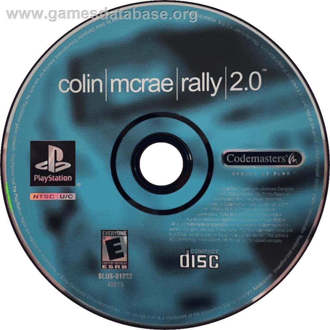 Colin McRae Rally 2.0 - Sony Playstation - Artwork - Cartridge