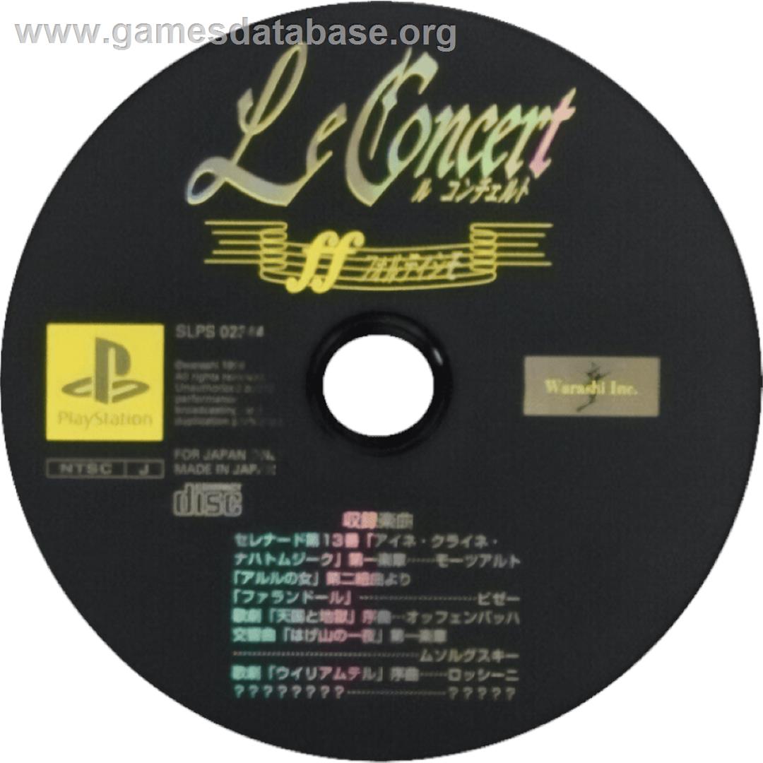 Concert - Ff - Fortissimo, Le - Sony Playstation - Artwork - Cartridge