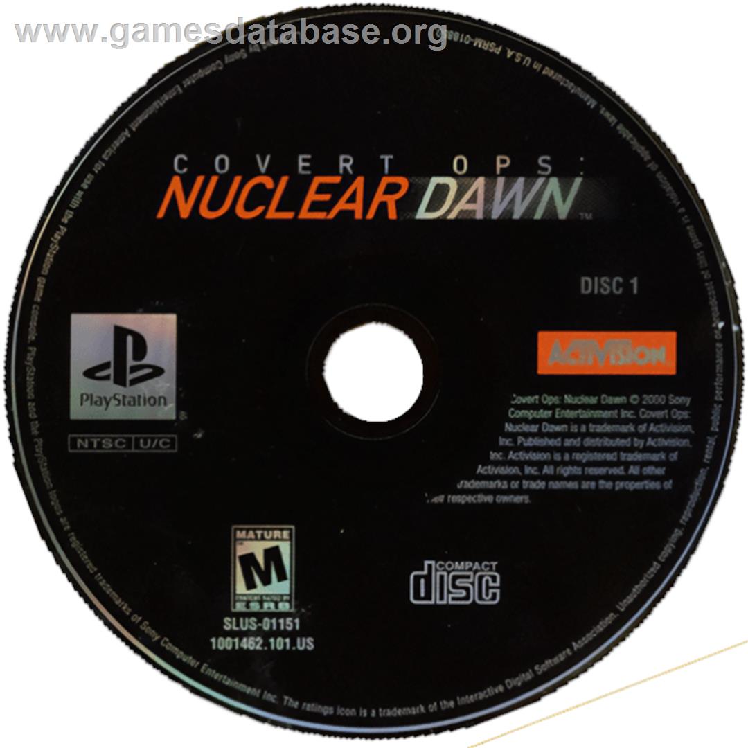 Covert Ops: Nuclear Dawn - Sony Playstation - Artwork - Cartridge