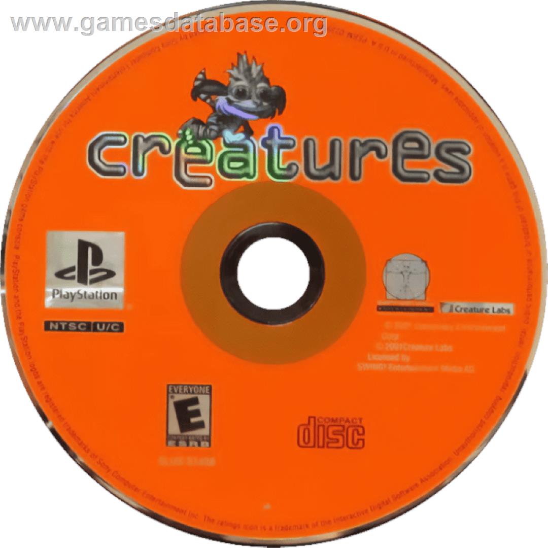 Creatures - Sony Playstation - Artwork - Cartridge