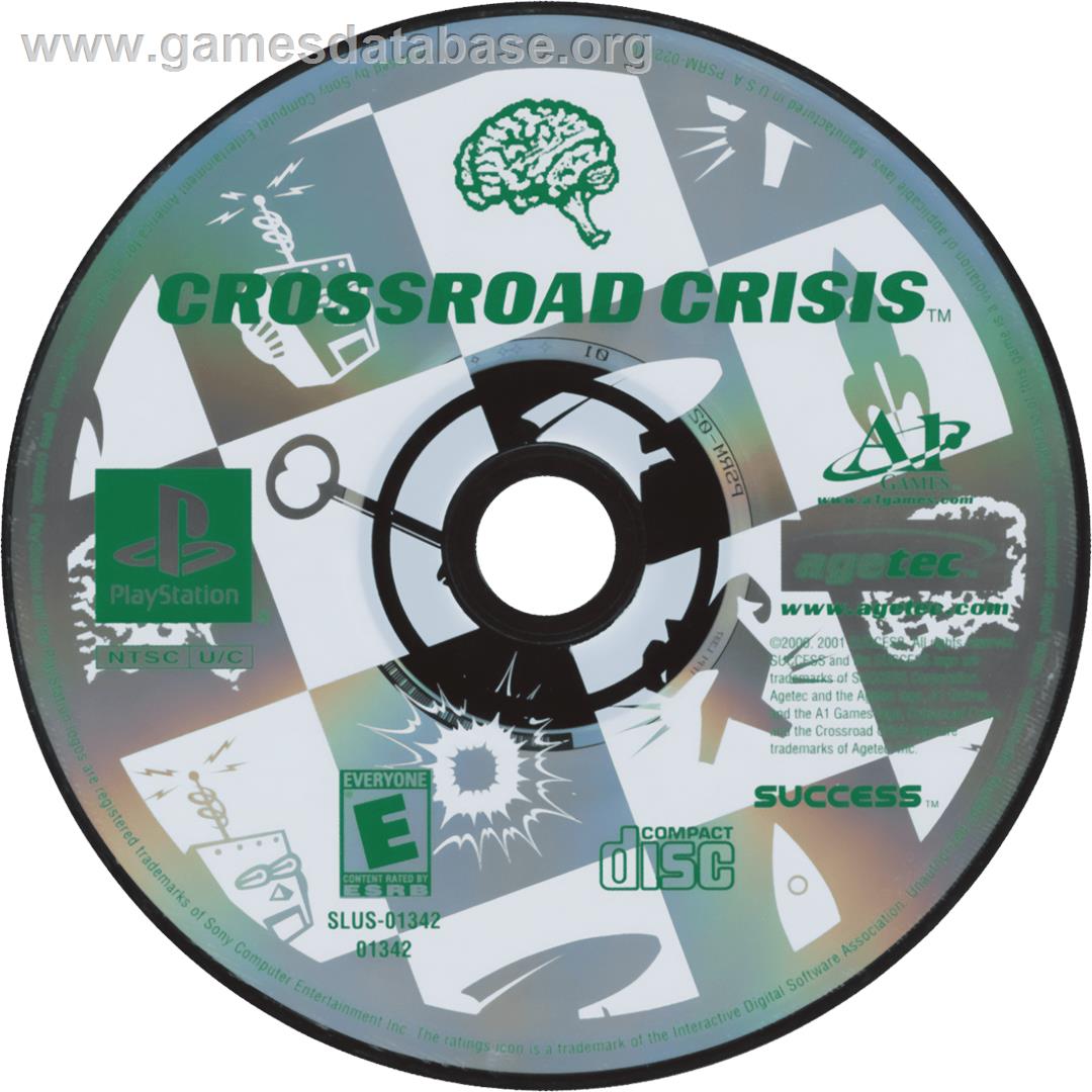 Crossroad Crisis - Sony Playstation - Artwork - Cartridge