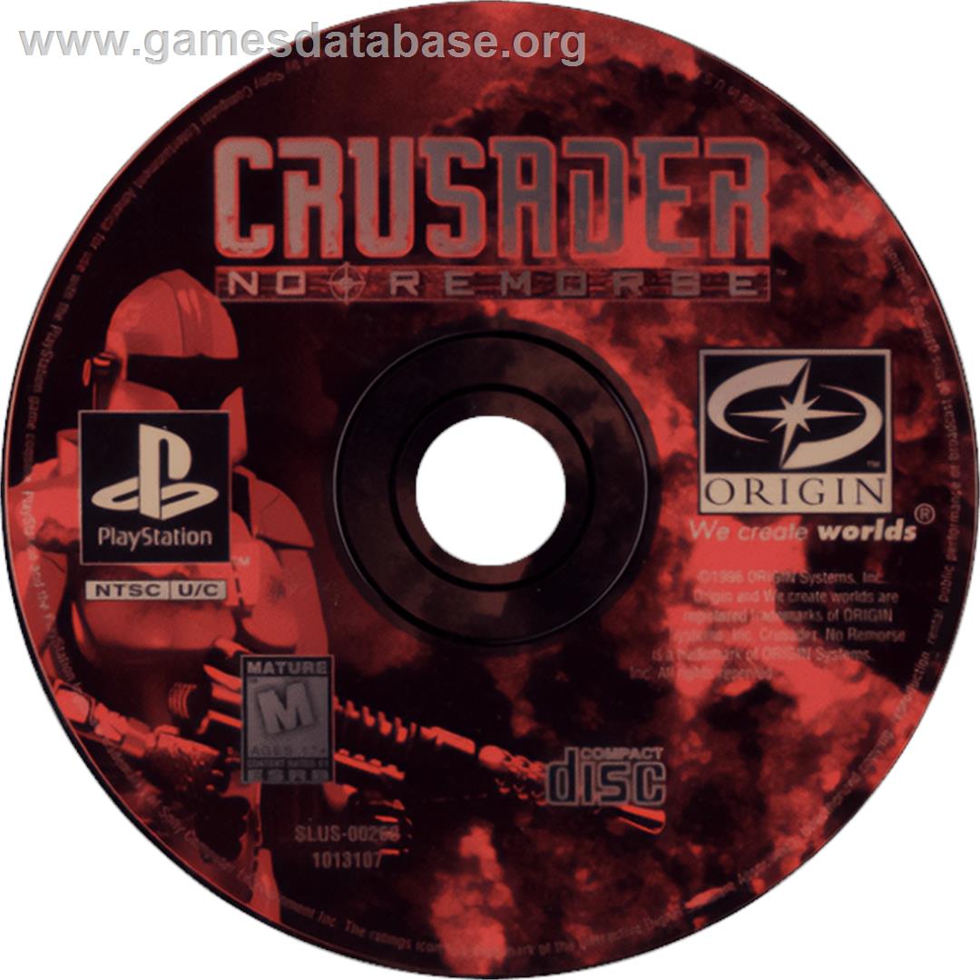 Crusader: No Remorse - Sony Playstation - Artwork - Cartridge