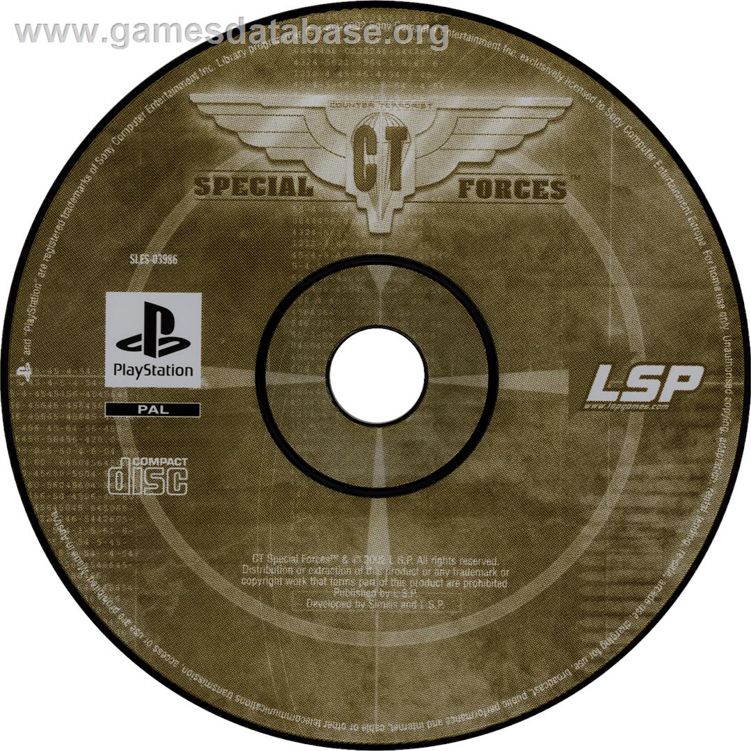 Ct Special Forces - Sony Playstation - Artwork - Cartridge