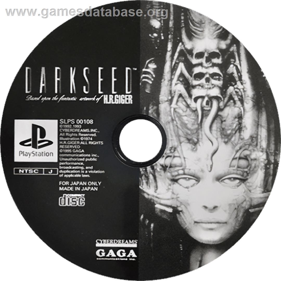 Dark Seed - Sony Playstation - Artwork - Cartridge