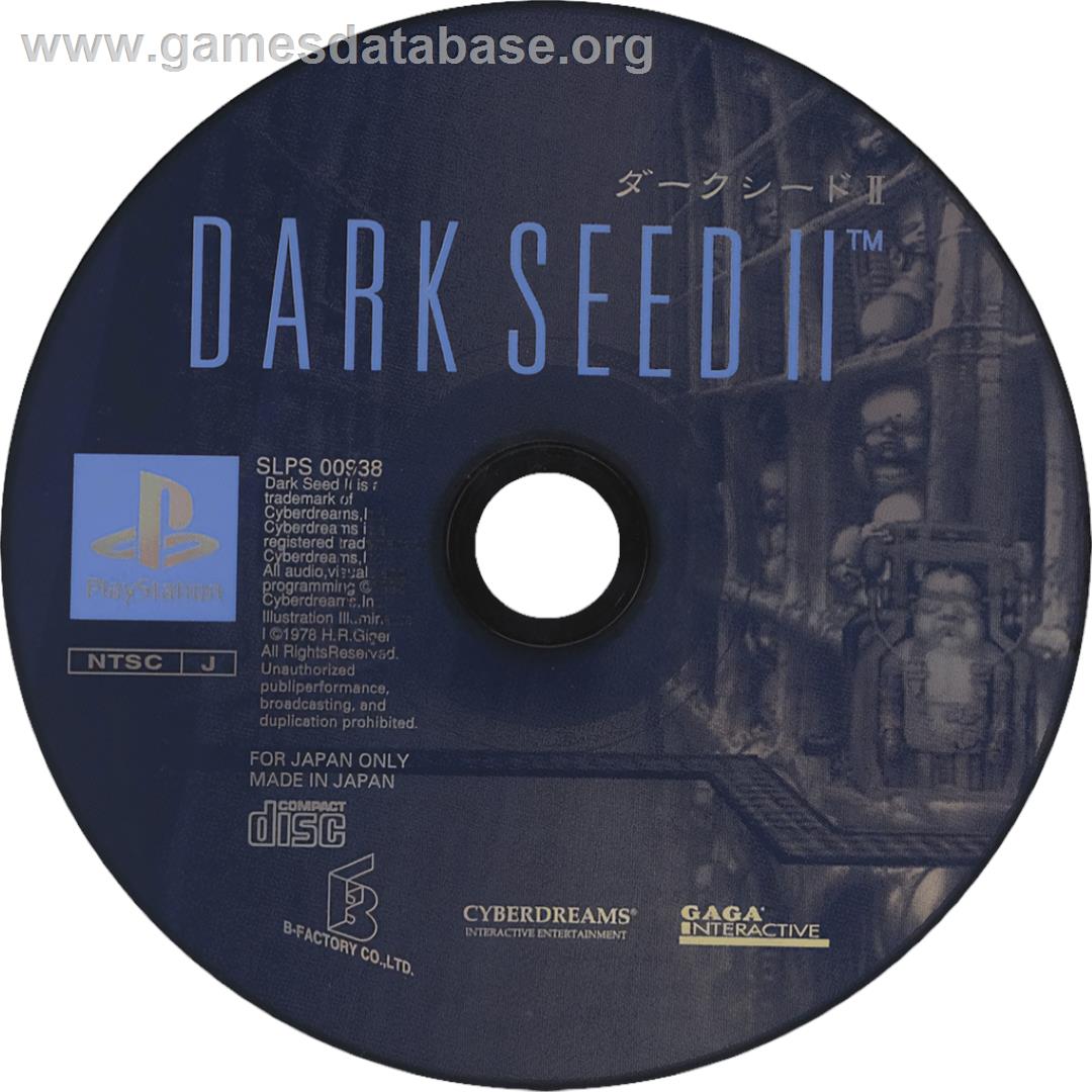 Dark Seed II - Sony Playstation - Artwork - Cartridge
