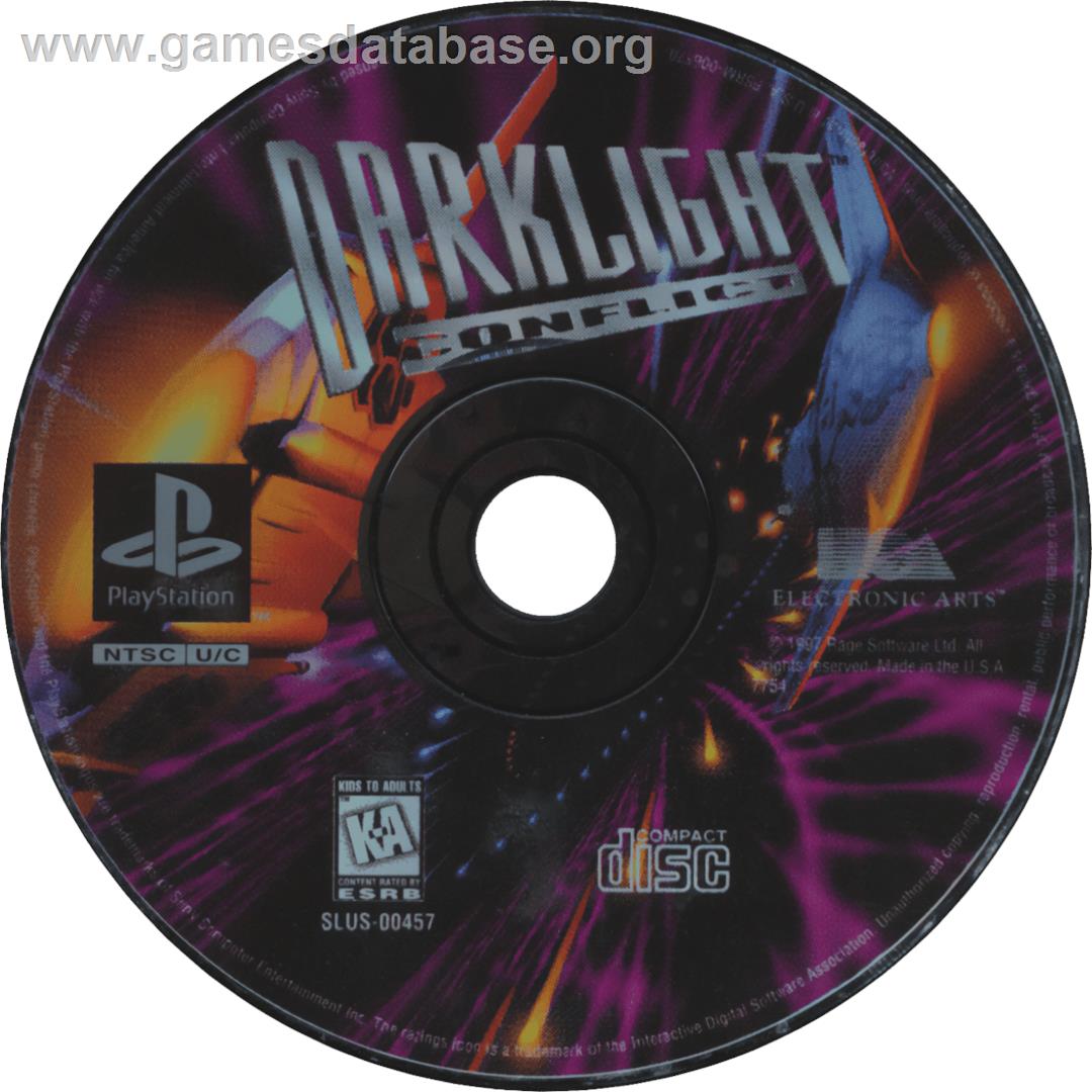 Darklight Conflict - Sony Playstation - Artwork - Cartridge