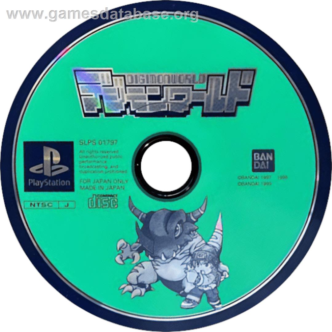 Digimon World - Sony Playstation - Artwork - Cartridge