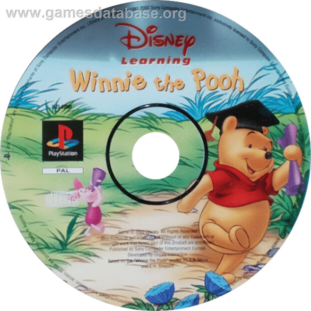 Disney Learning - Winnie The Pooh - Sony Playstation - Artwork - Cartridge