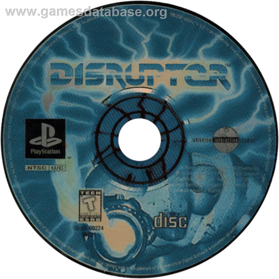 Disruptor - Sony Playstation - Artwork - Cartridge