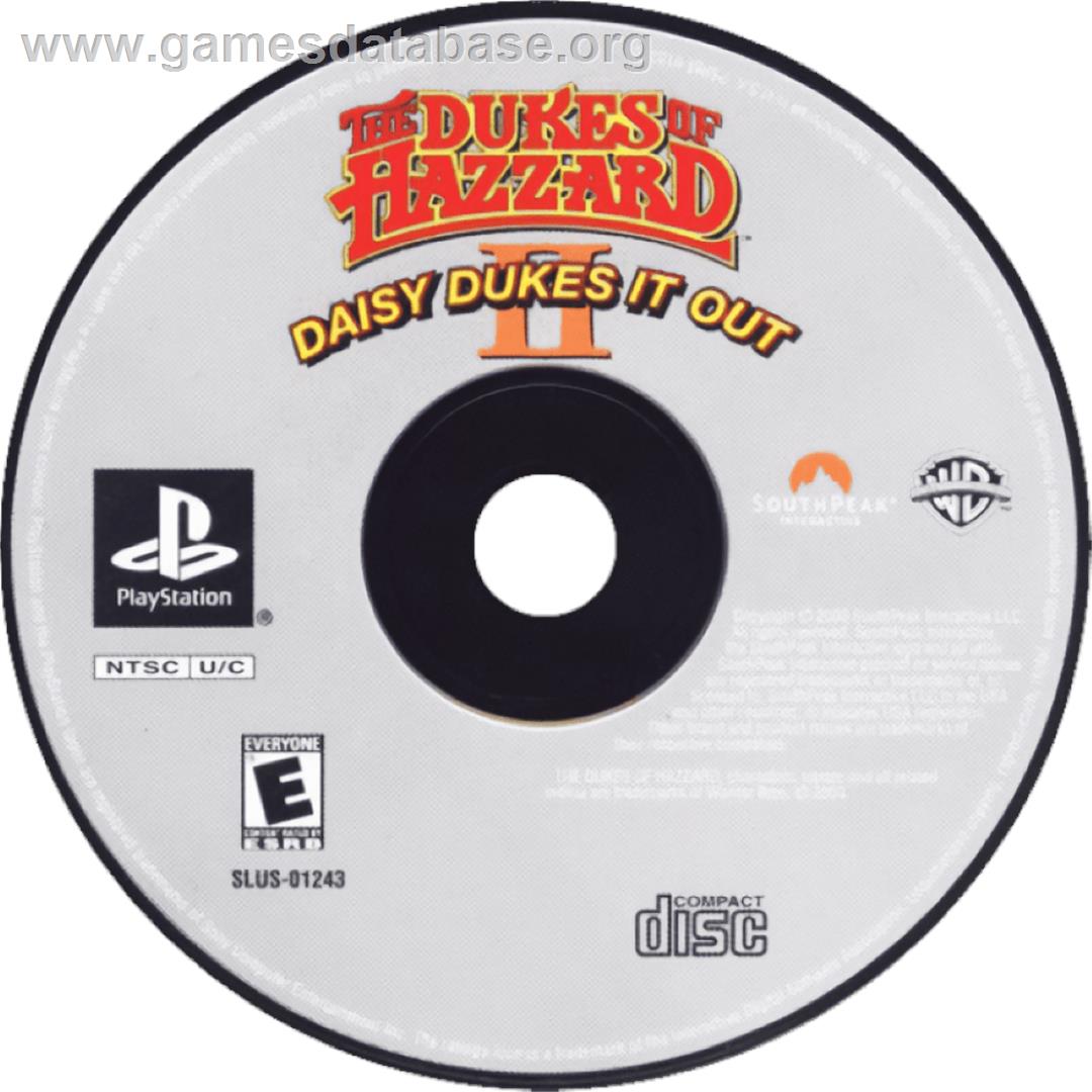 Dukes Of Hazzard 2 - Daisy Dukes It Out, The - Sony Playstation - Artwork - Cartridge