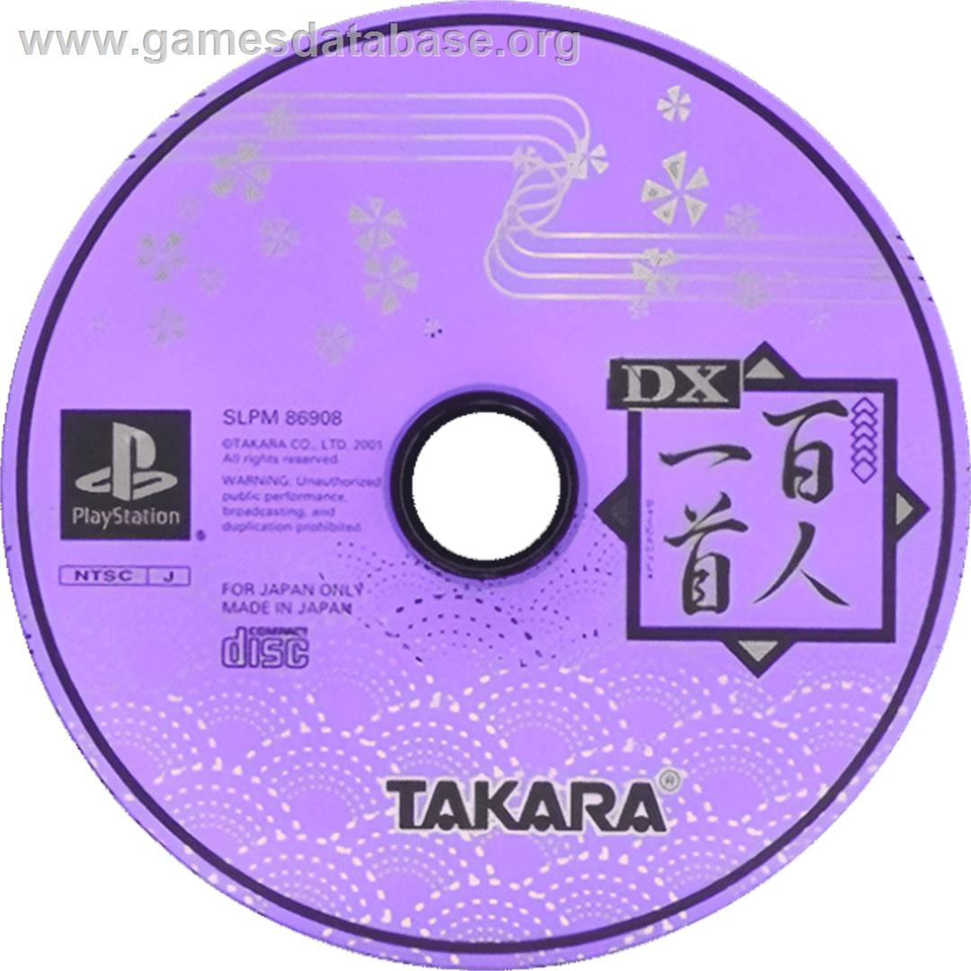 Dx Hyakunin Isshu - Sony Playstation - Artwork - Cartridge
