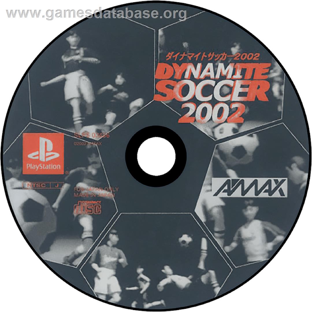 Dynamite Soccer 2002 - Sony Playstation - Artwork - Cartridge