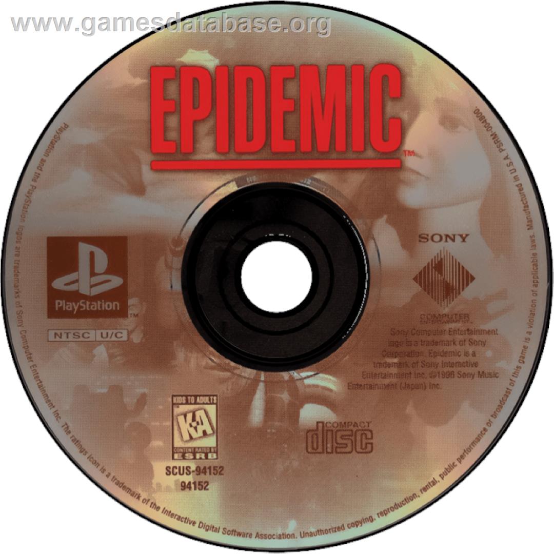 Epidemic - Sony Playstation - Artwork - Cartridge