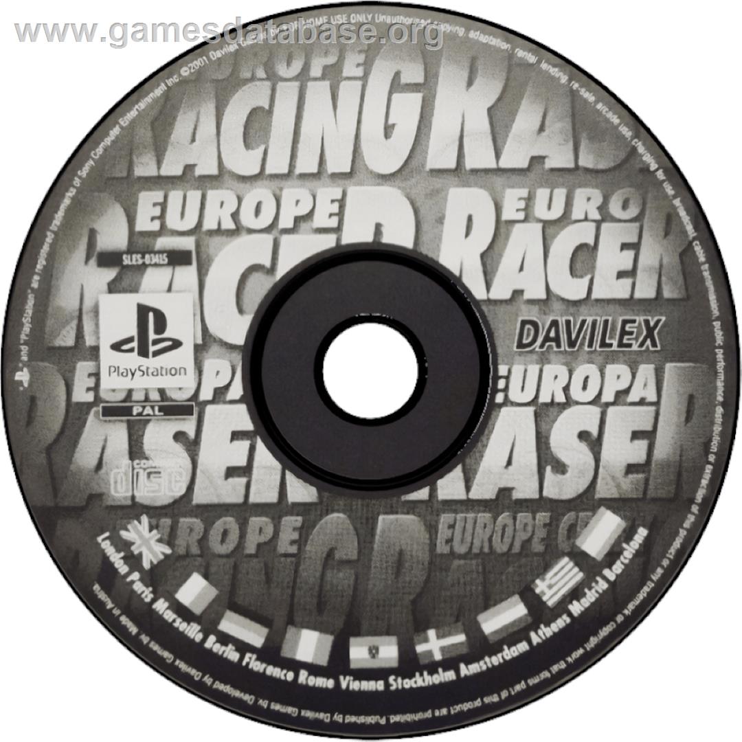 Europe Racer - Sony Playstation - Artwork - Cartridge