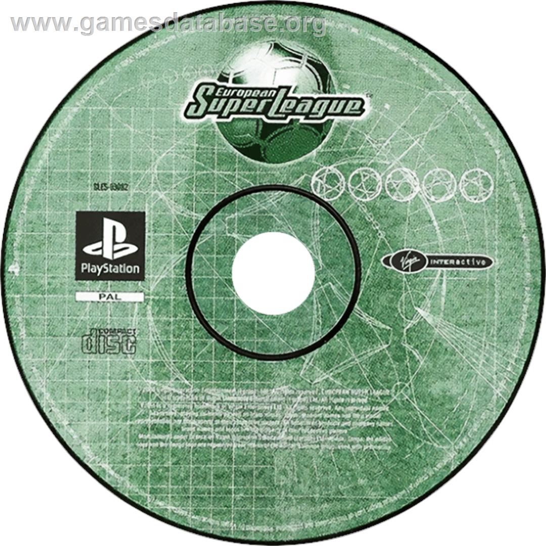 European Super League - Sony Playstation - Artwork - Cartridge