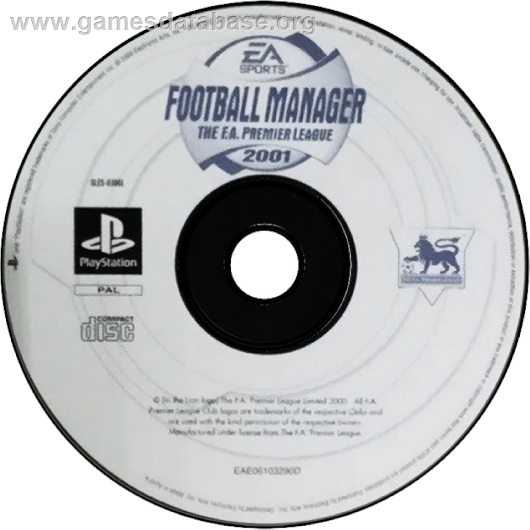 F.a. Premier League Football Manager 2001, The - Sony Playstation - Artwork - Cartridge