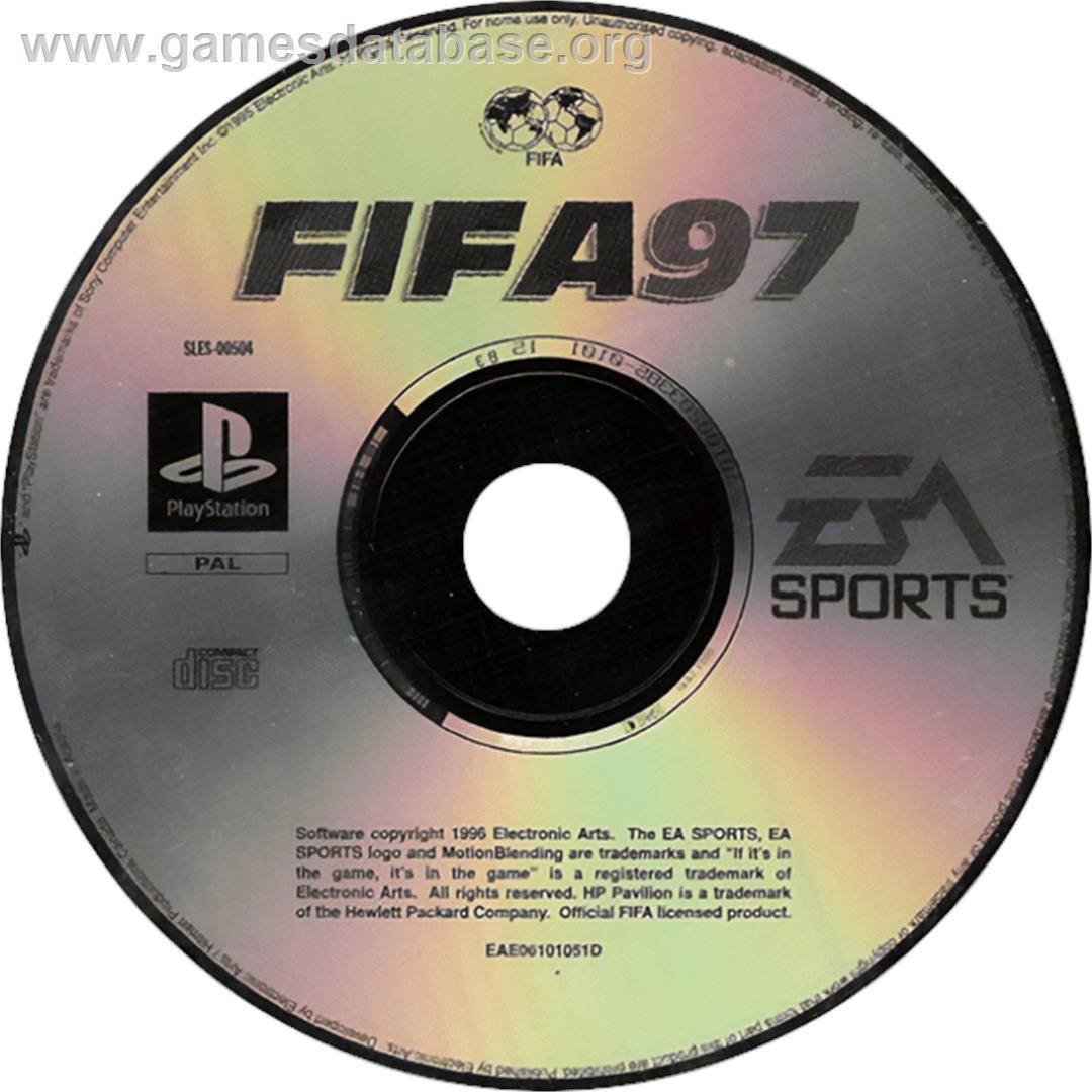 FIFA 97 - Sony Playstation - Artwork - Cartridge