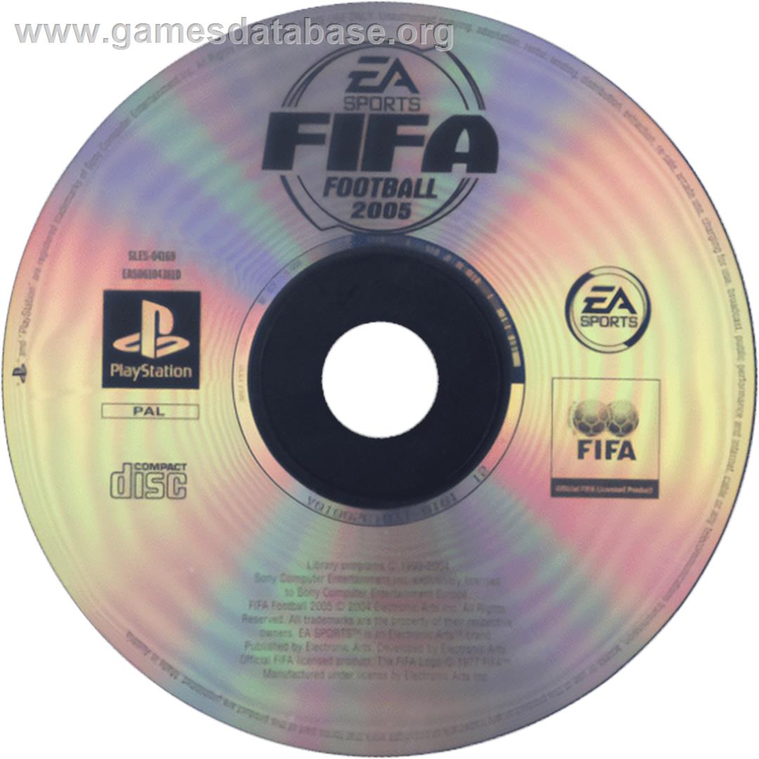 FIFA Football 2005 - Sony Playstation - Artwork - Cartridge